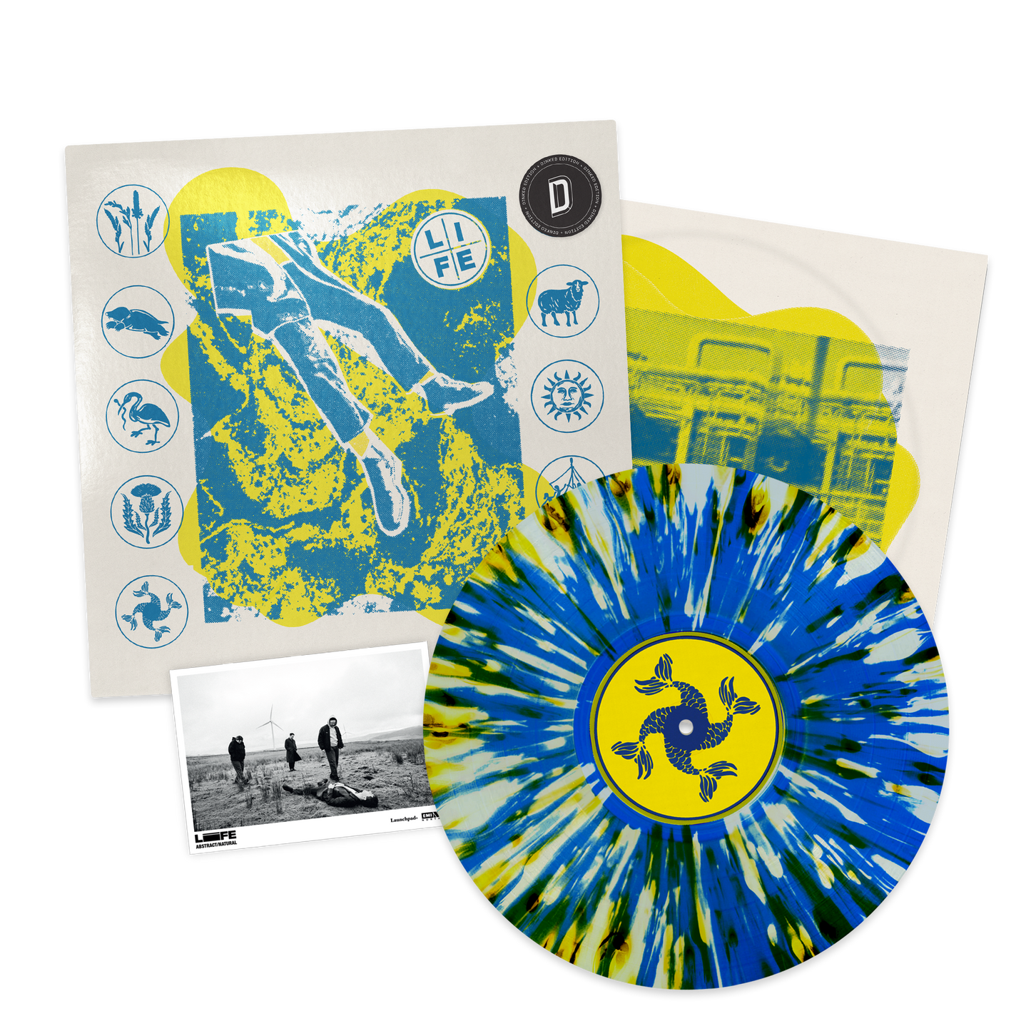 LIFE - ABSTRACT / NATURAL (Dinked Edition Vinyl)