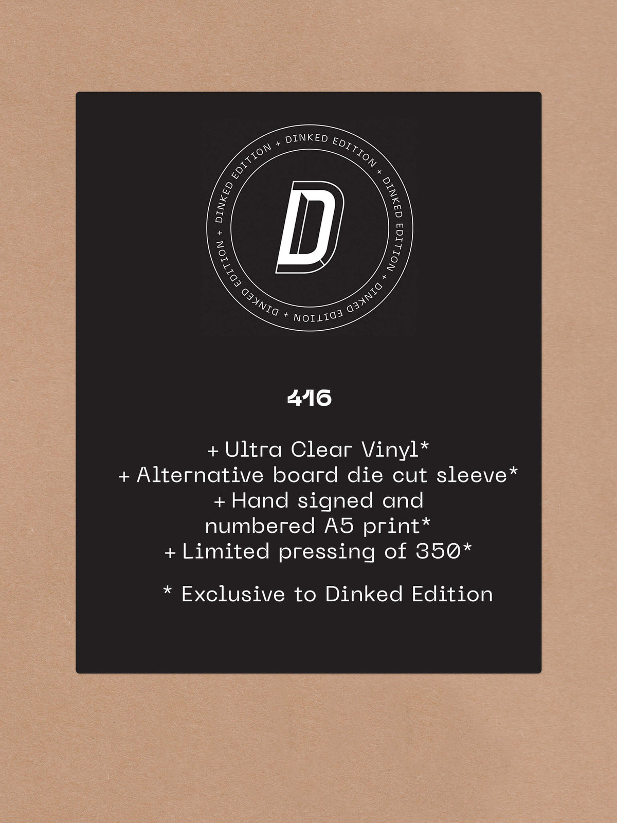 Formal Sppeedwear - Punch Card (Dinked Edition Vinyl)