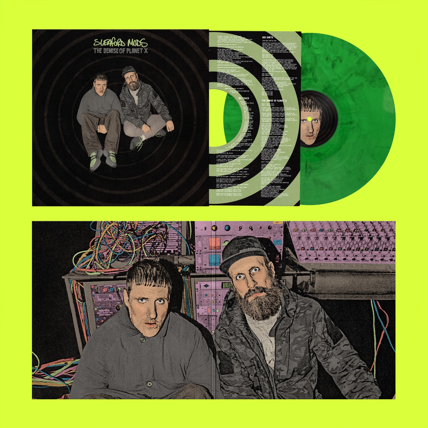 Sleaford Mods The Demise Of Planet X (Neon Green Marble Vinyl)
