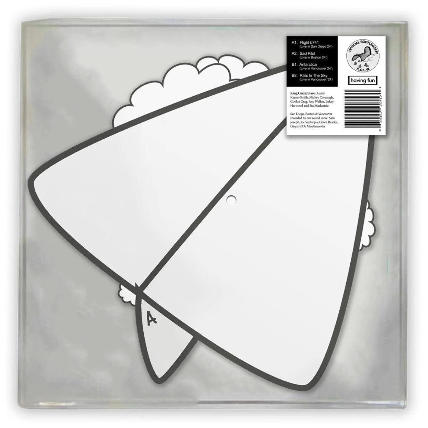 King Gizzard & The Lizard Wizard - Live in 24' (Paper Airplane Picture Disc Vinyl)