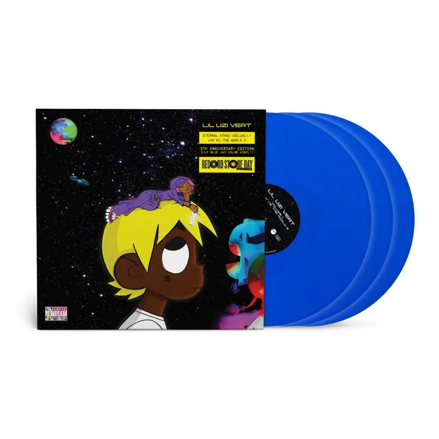 Lil Uzi Vert - "Eternal Atake (Deluxe) / LUV vs. The World 2 (5th Anniversary Edition) (3XLP Blue Vinyl) RSD25
