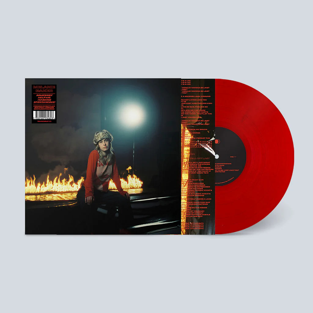 Melanie Baker - Somebody Help Me, I’m Being Spontaneous! (Red Marble Vinyl)