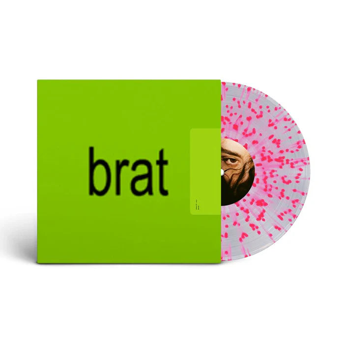 Charli XCX - Brat (Limited Indies Clear with Pink Splatter Vinyl)