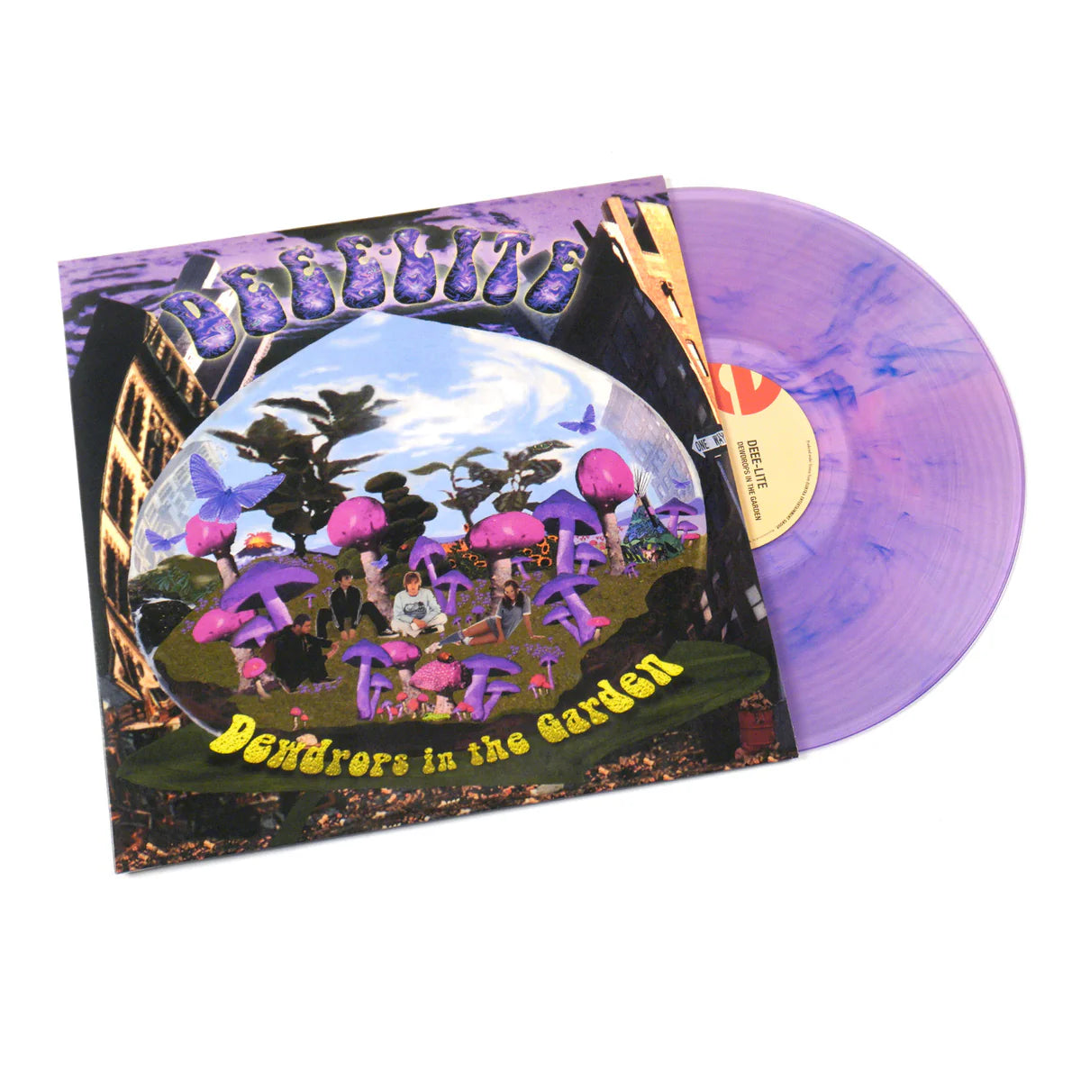 Deee-Lite - Dewdrops in the Garden (Pink & Purple Psychedelic Swirl Vinyl)