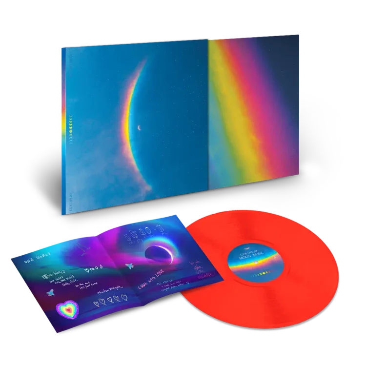 Coldplay - Moon Music (1st pressing, numbered, translucent Red Ecorecord Vinyl)