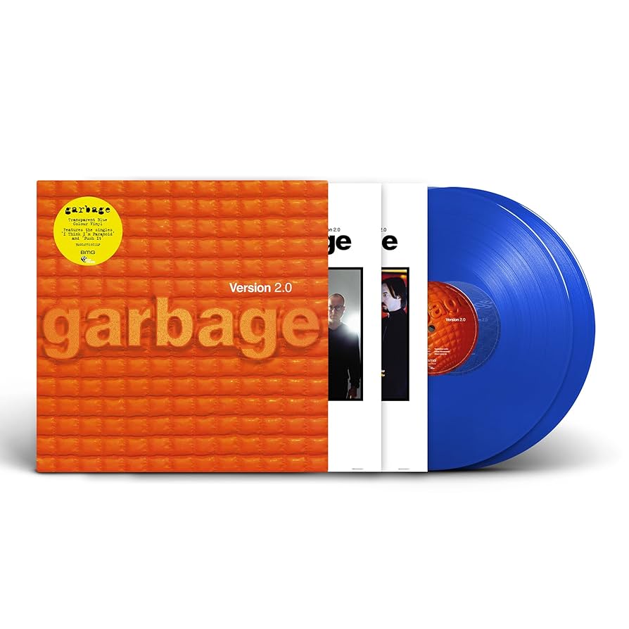 Garbage - Version 2.0 (NAD 2XLP Transparent Blue Vinyl)
