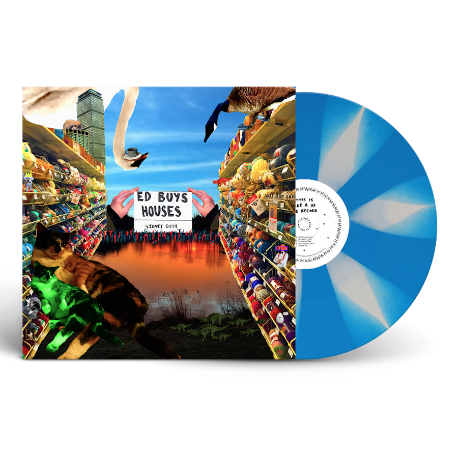 Sidney Gish - Ed Buys Houses (Blue and White Cornetto Vinyl)