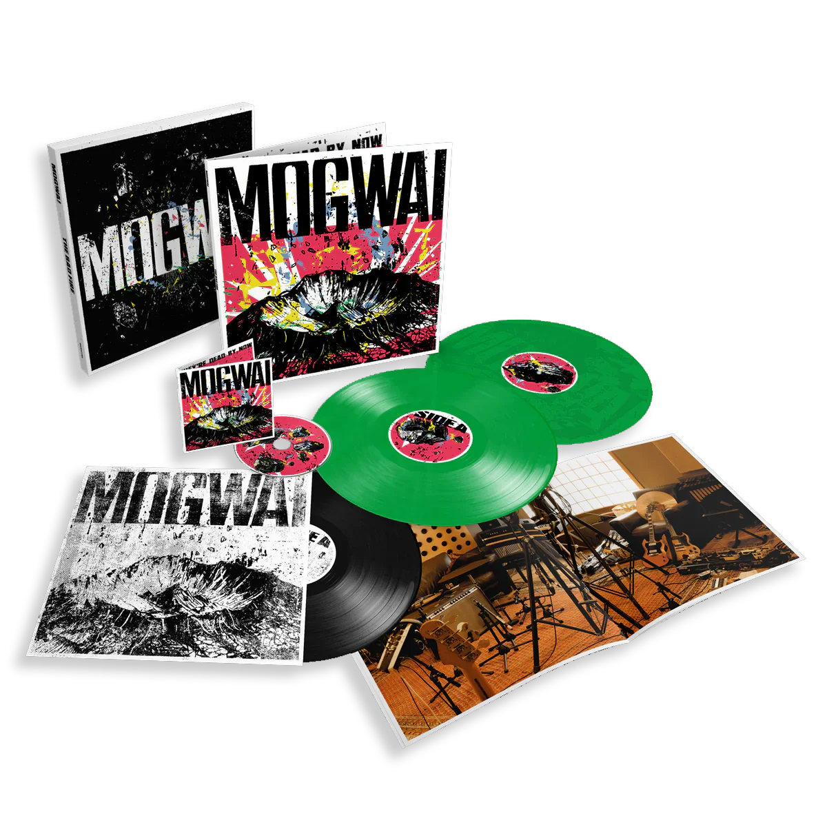 Mogwai - The Bad Fire (Deluxe Vinyl Boxset) (Green 3xLP Vinyl + CD)