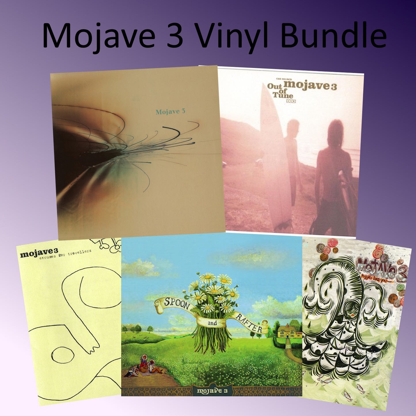 Mojave 3 - 5x Vinyl Reissues Bundle