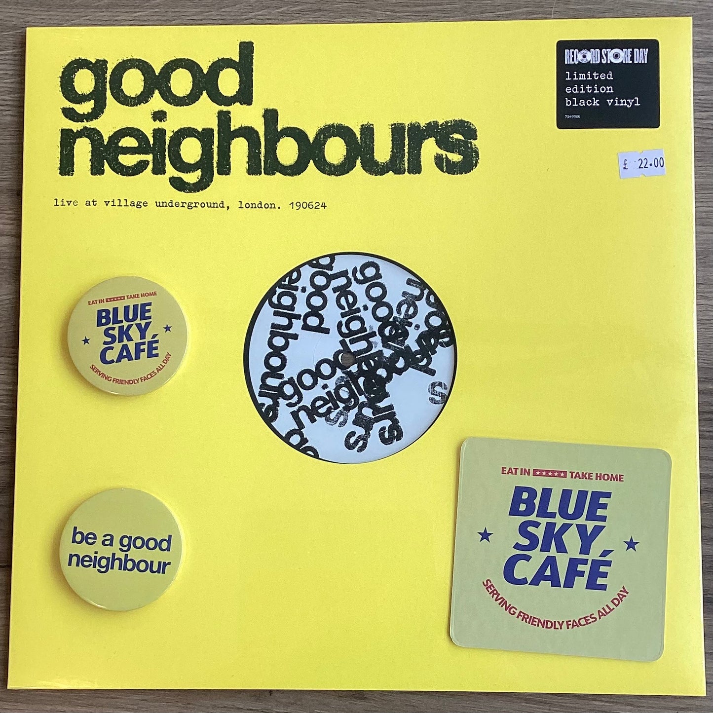 Good Neighbours - Live at the Village Underground, London (19, 06, 24) (Vinyl) RSD25 + BEERMAT + PIN BADGES