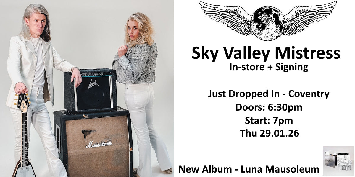 Sky Valley Mistress - Luna Mausoleum (Moon Dust Frosted Transparent White Vinyl + Model Kit) + In-store Ticket