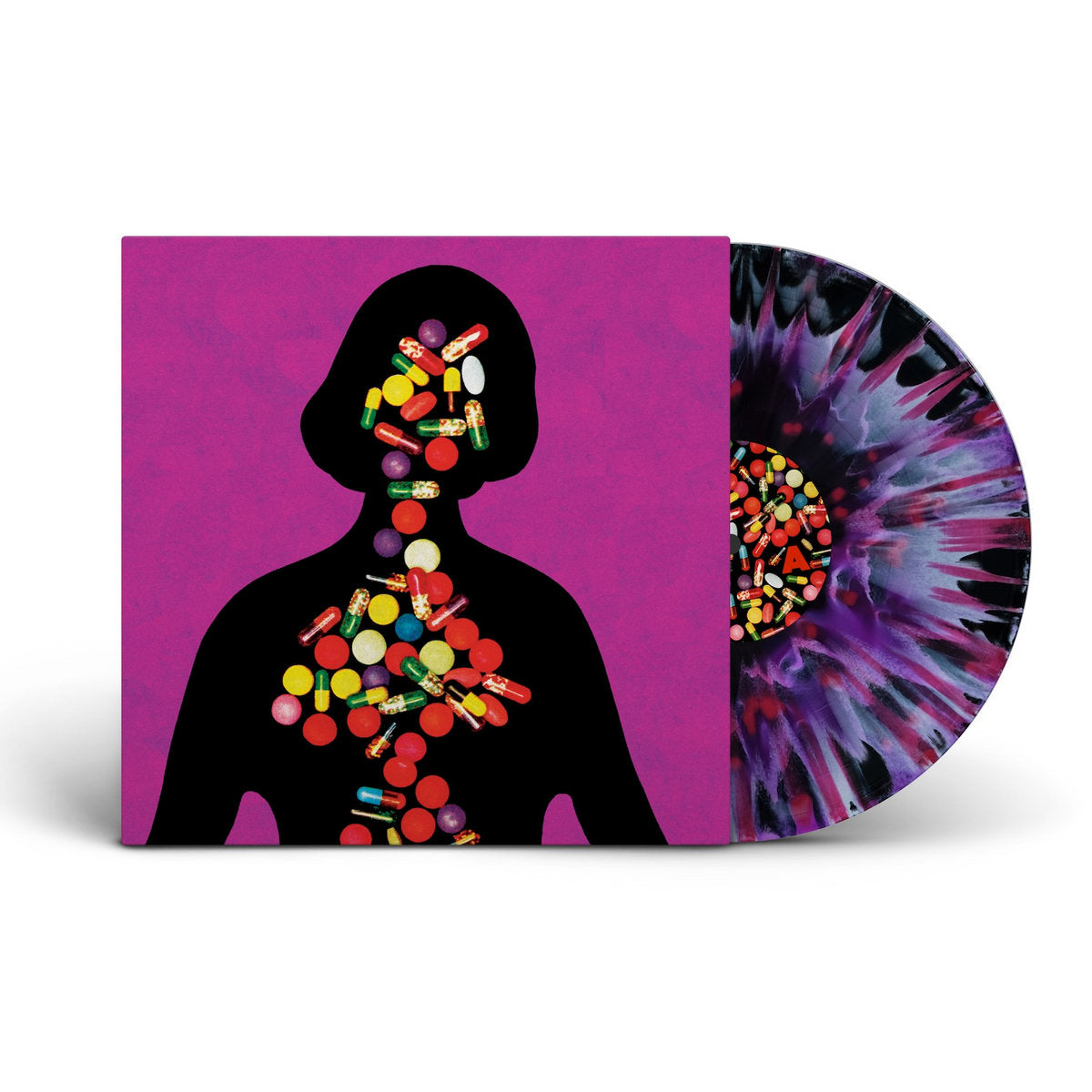 TV Girl & George Clanton - Fauxllenium (Pink & Black Splatter Vinyl with Bonus Poster)