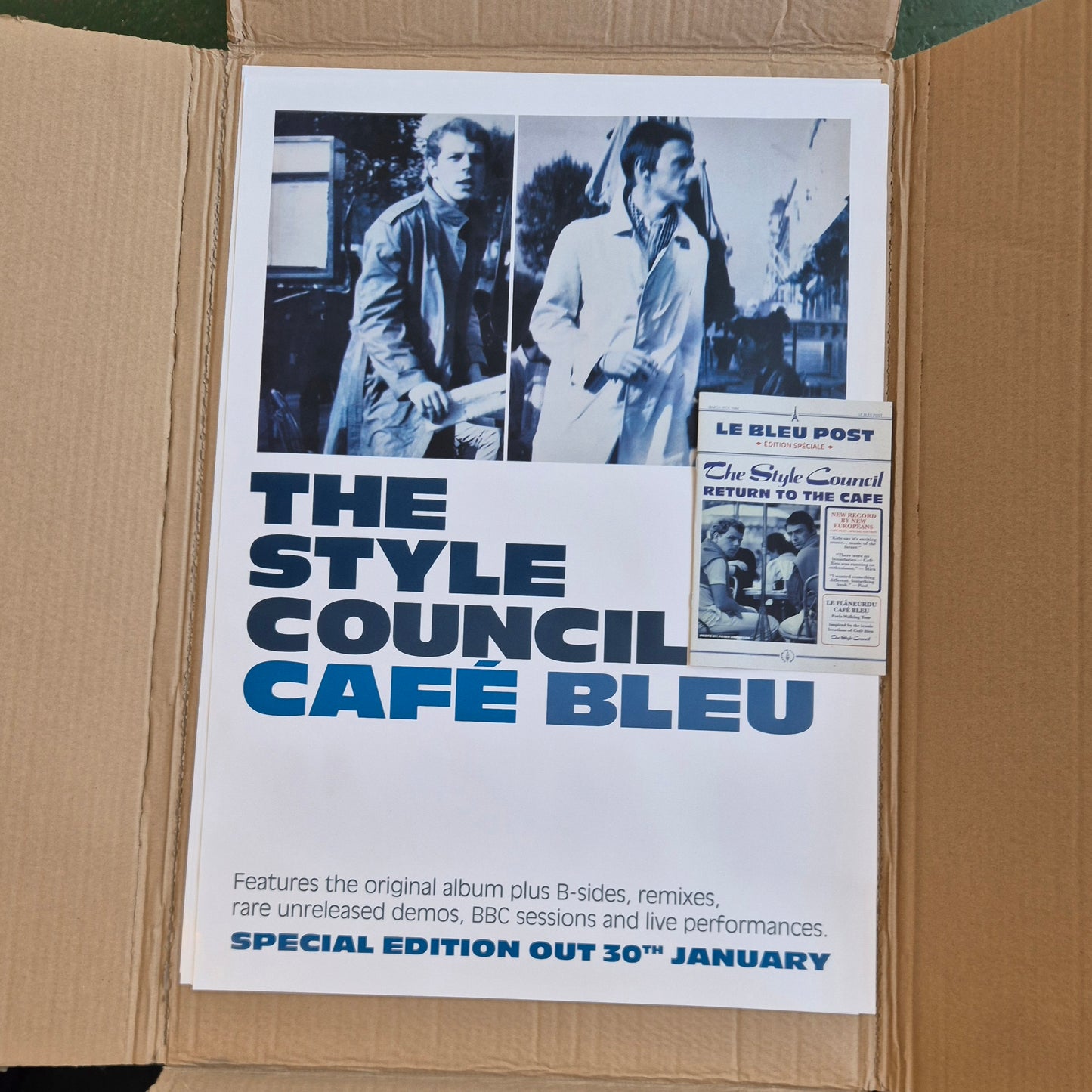 The Style Council - Café Bleu (Special Edition 3xLP Vinyl + Poster + Mini Newspaper)