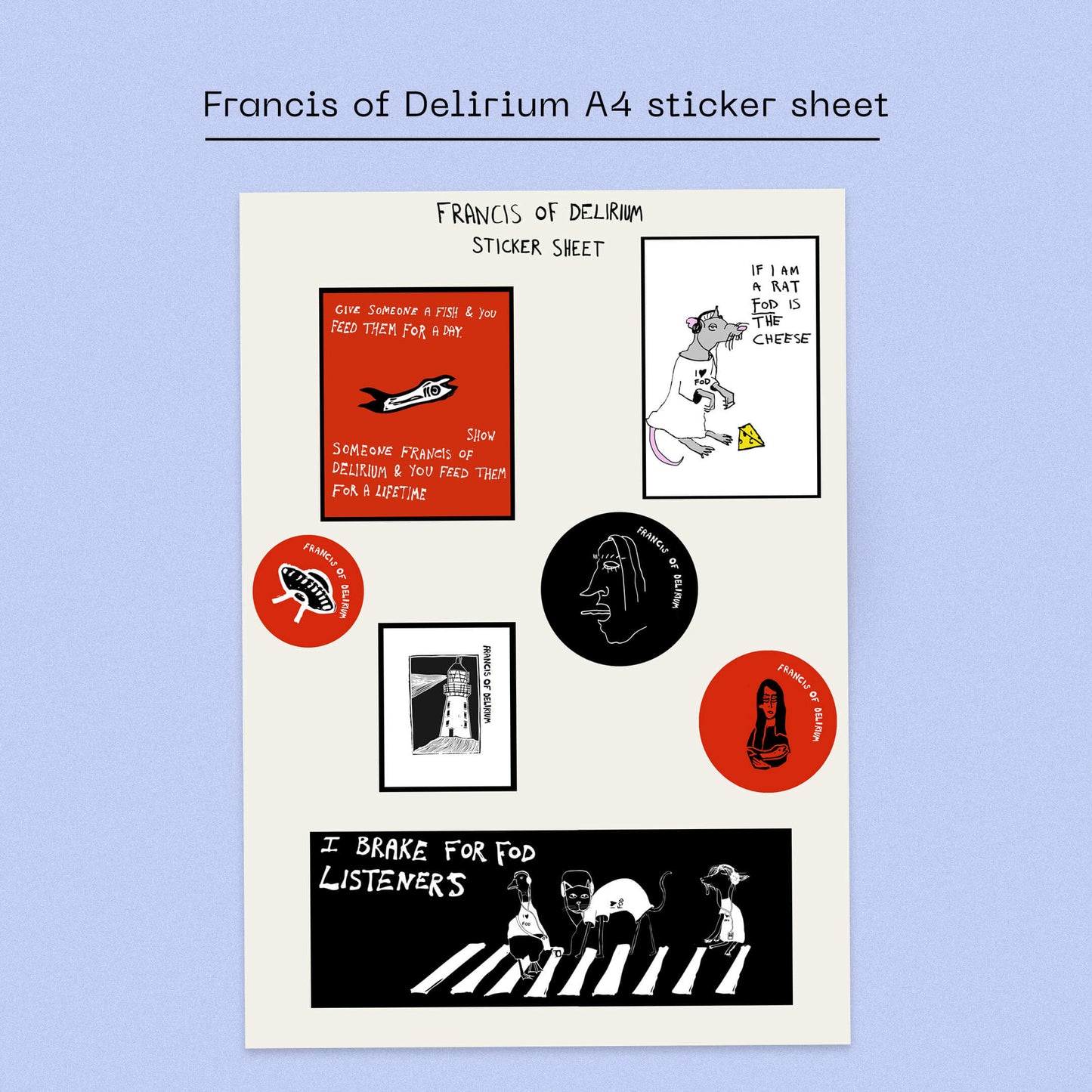 Francis of Delirium - Run, Run Pure Beauty (Dinked Edition Vinyl) (SIGNED ON COVER)