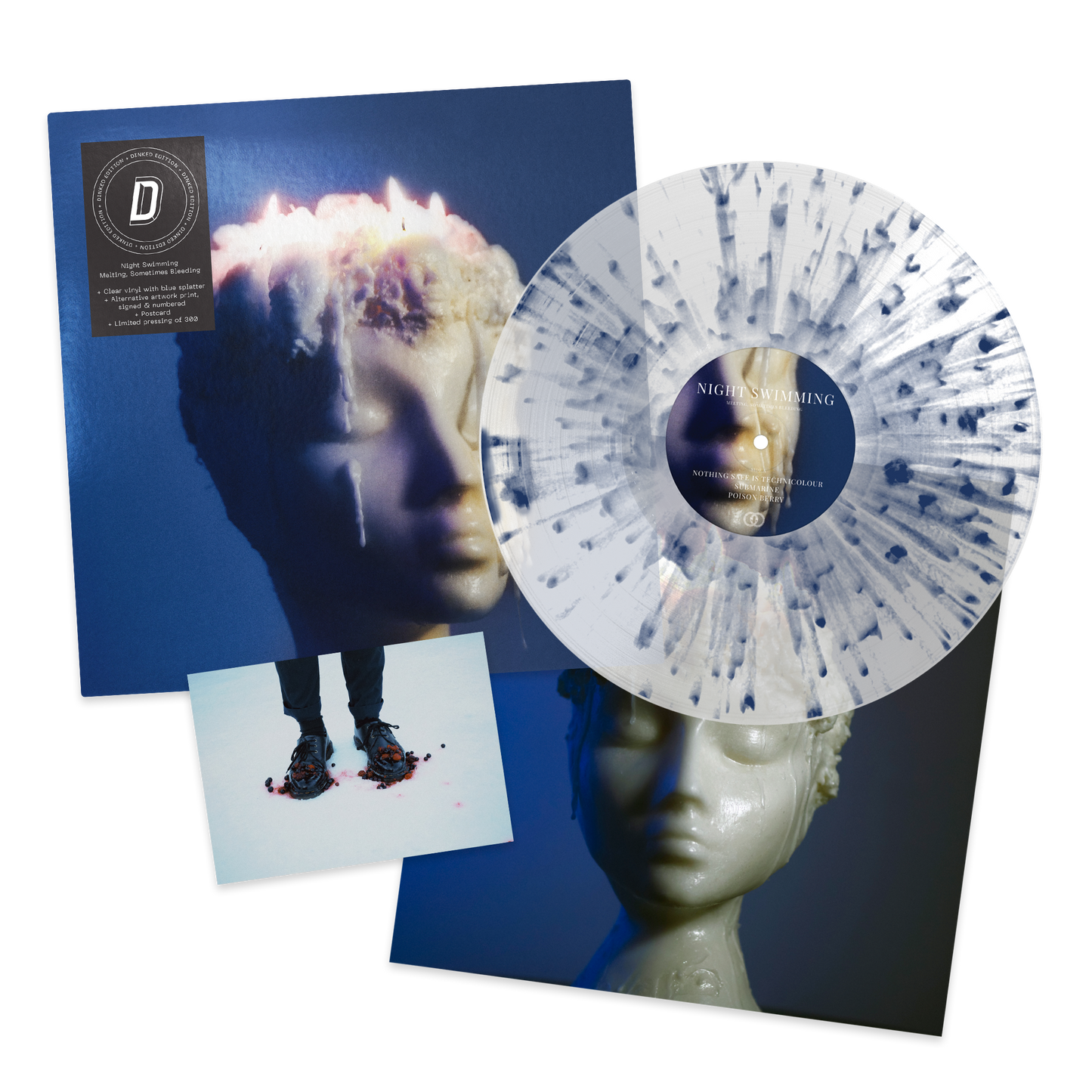 Night Swimming - Melting, Sometimes Bleeding (Dinked Edition Vinyl EP) + In-store Ticket