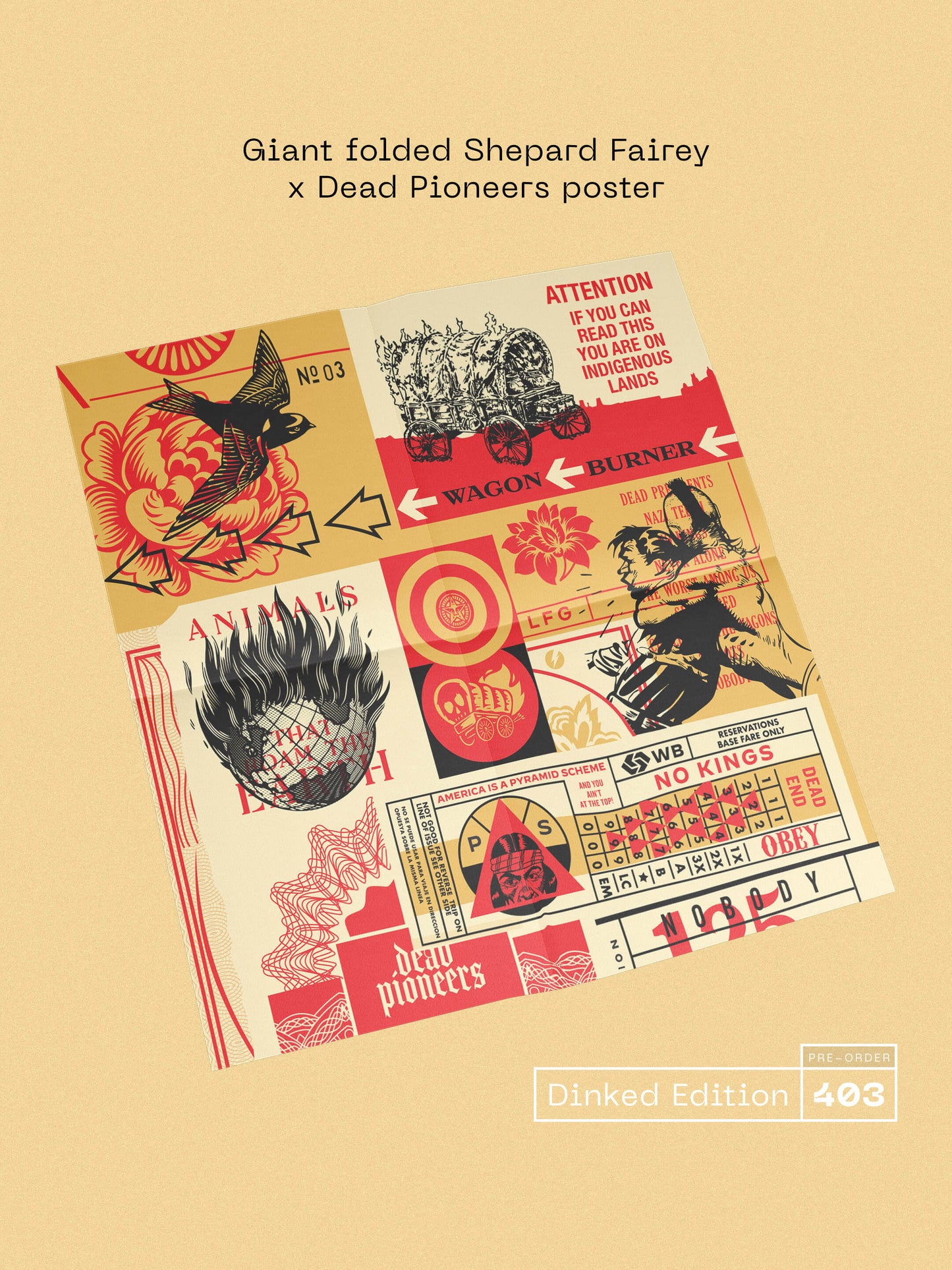 Dead Pioneers - Wagon Burner (Dinked Edition Vinyl)