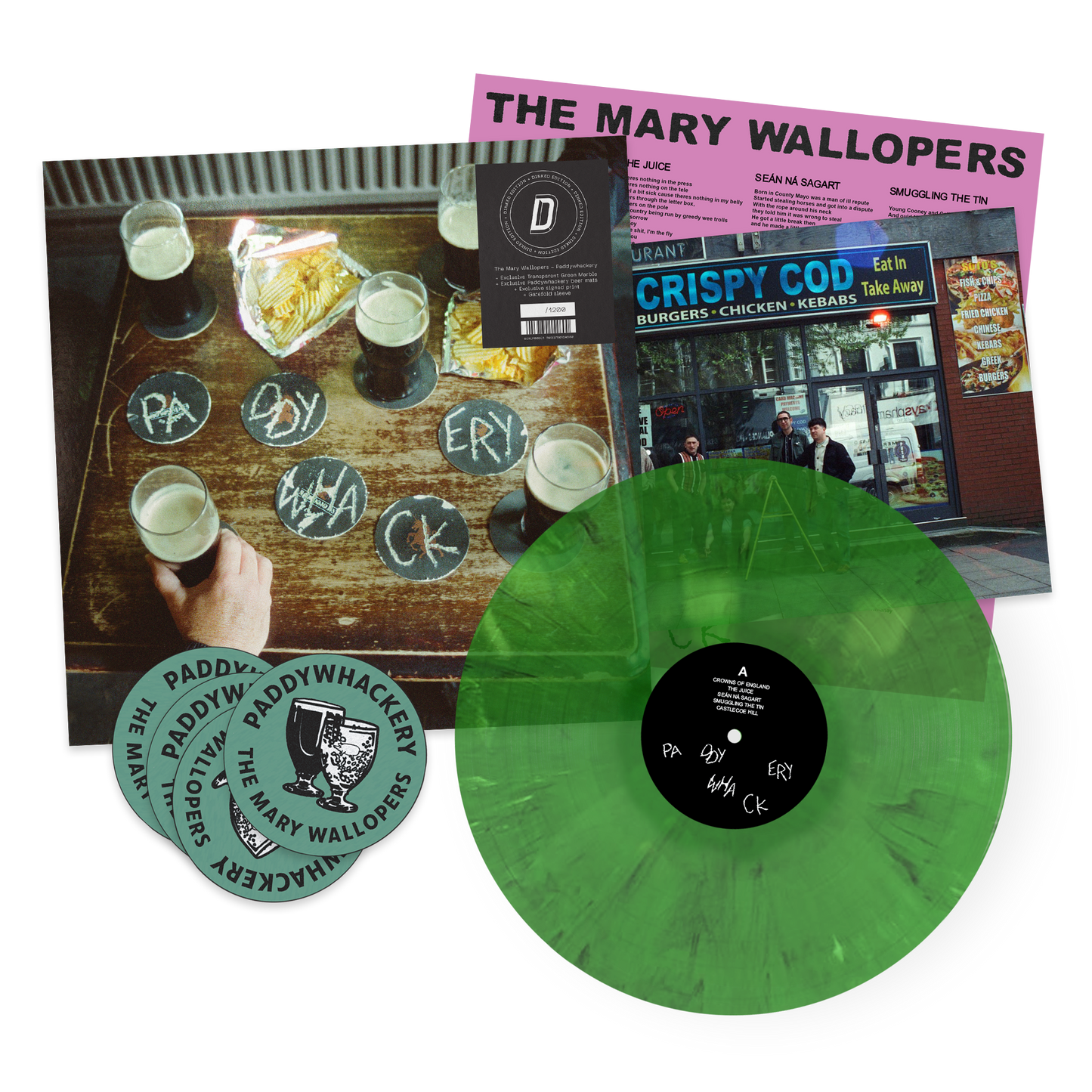 The Mary Wallopers - PADDYWHACKERY (Dinked Edition Vinyl)