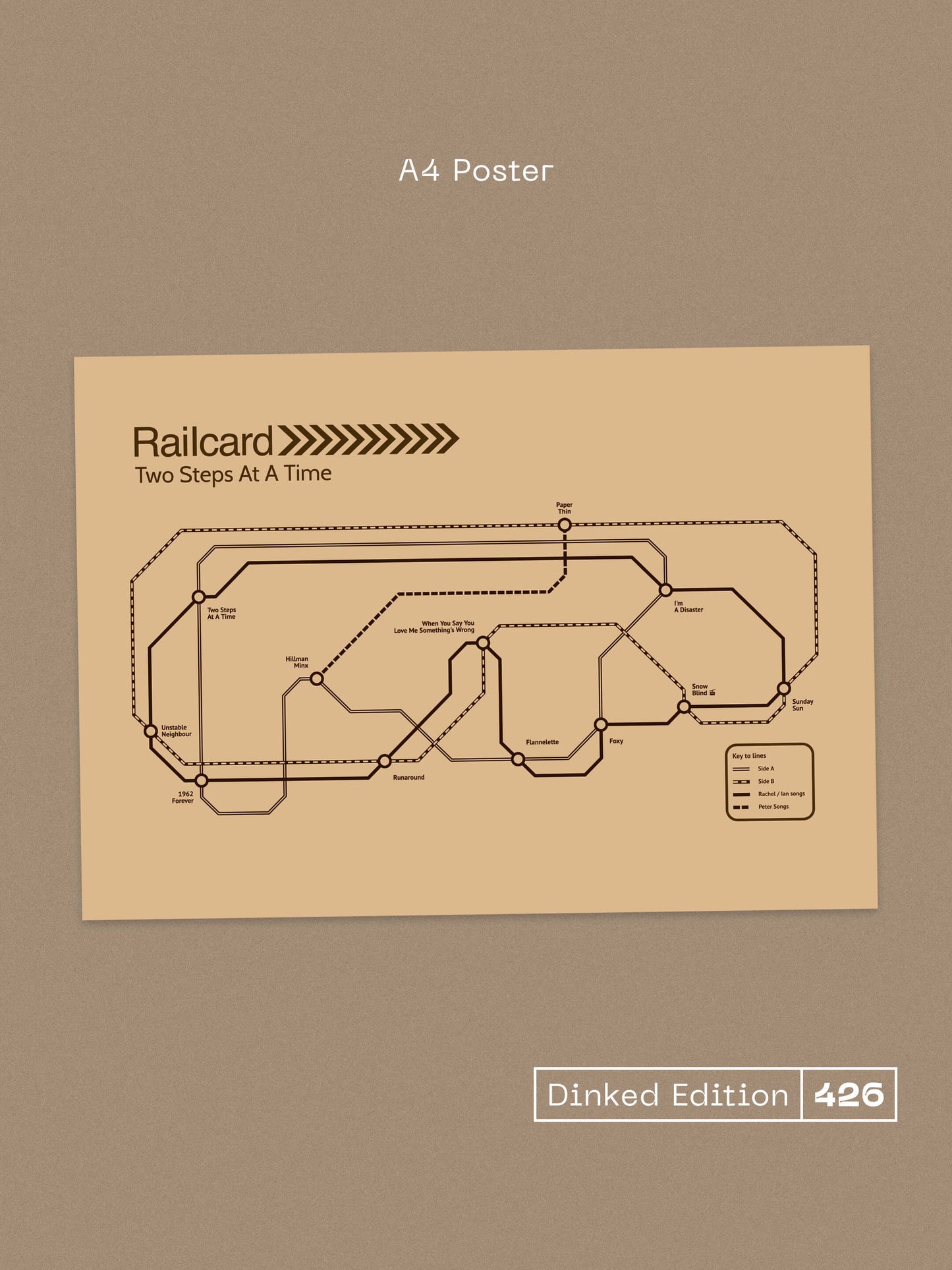 Railcard - Two Steps At A Time (Dinked Edition Vinyl) + Bonus 7"