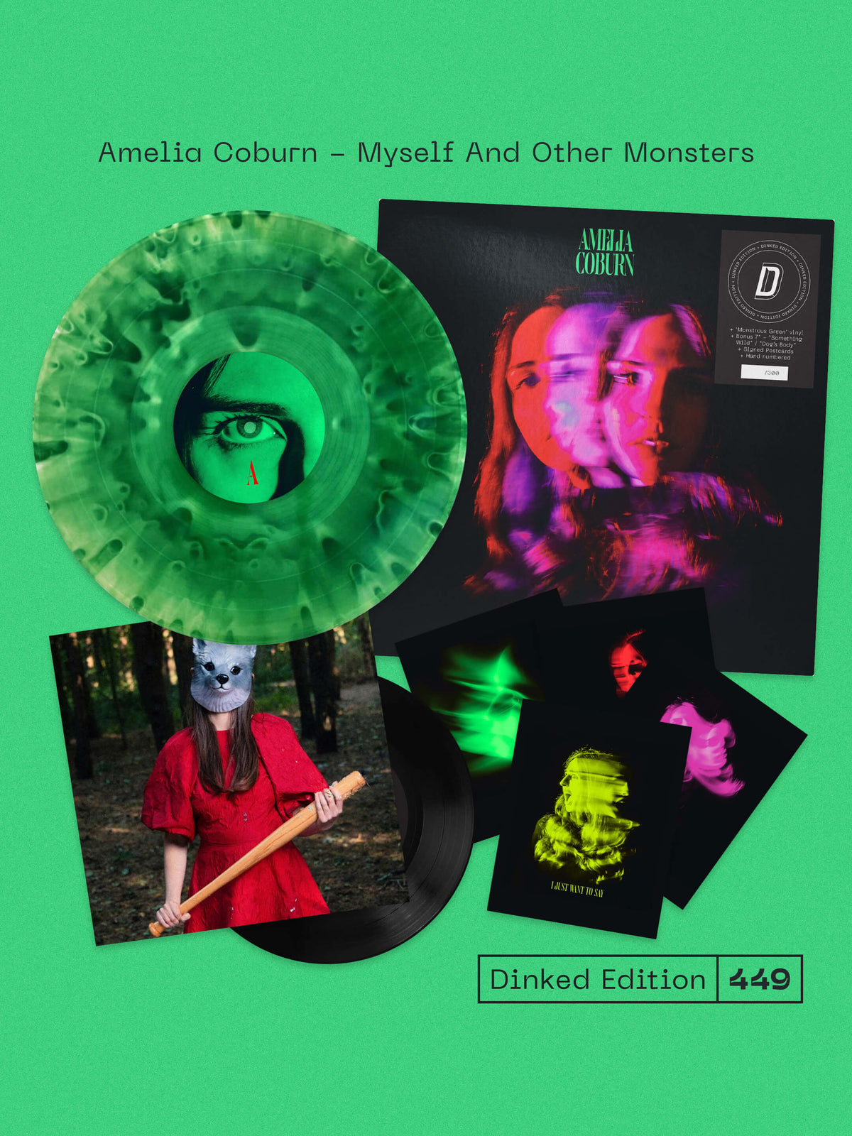 Amelia Coburn - Myself And Other Monsters (Dinked Edition Vinyl)