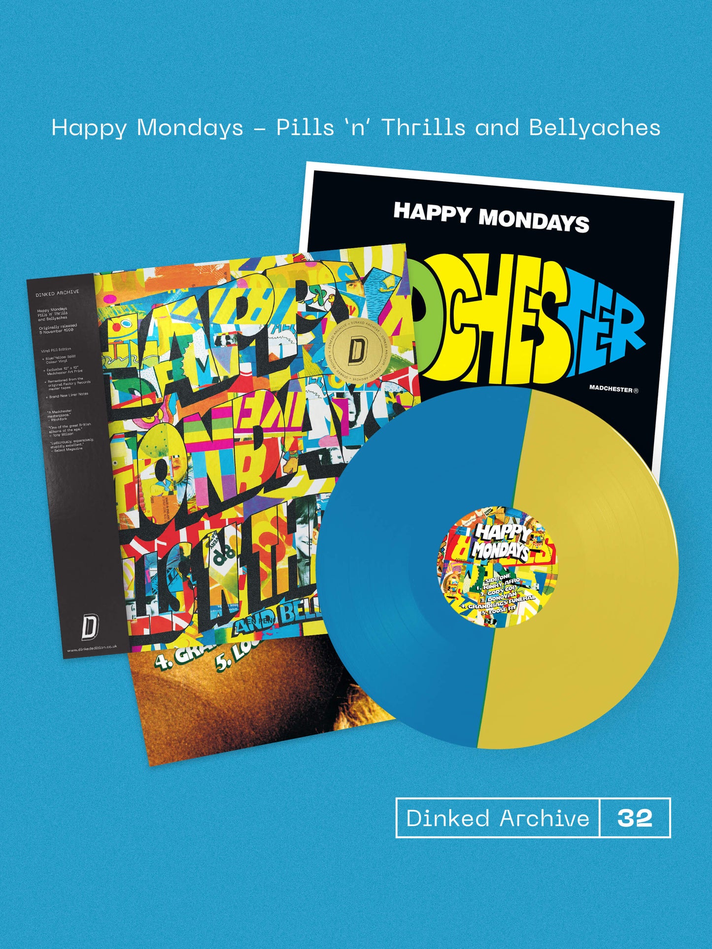 Happy Mondays - Pills ‘n’ Thrills and Bellyaches (Dinked Edition Vinyl)