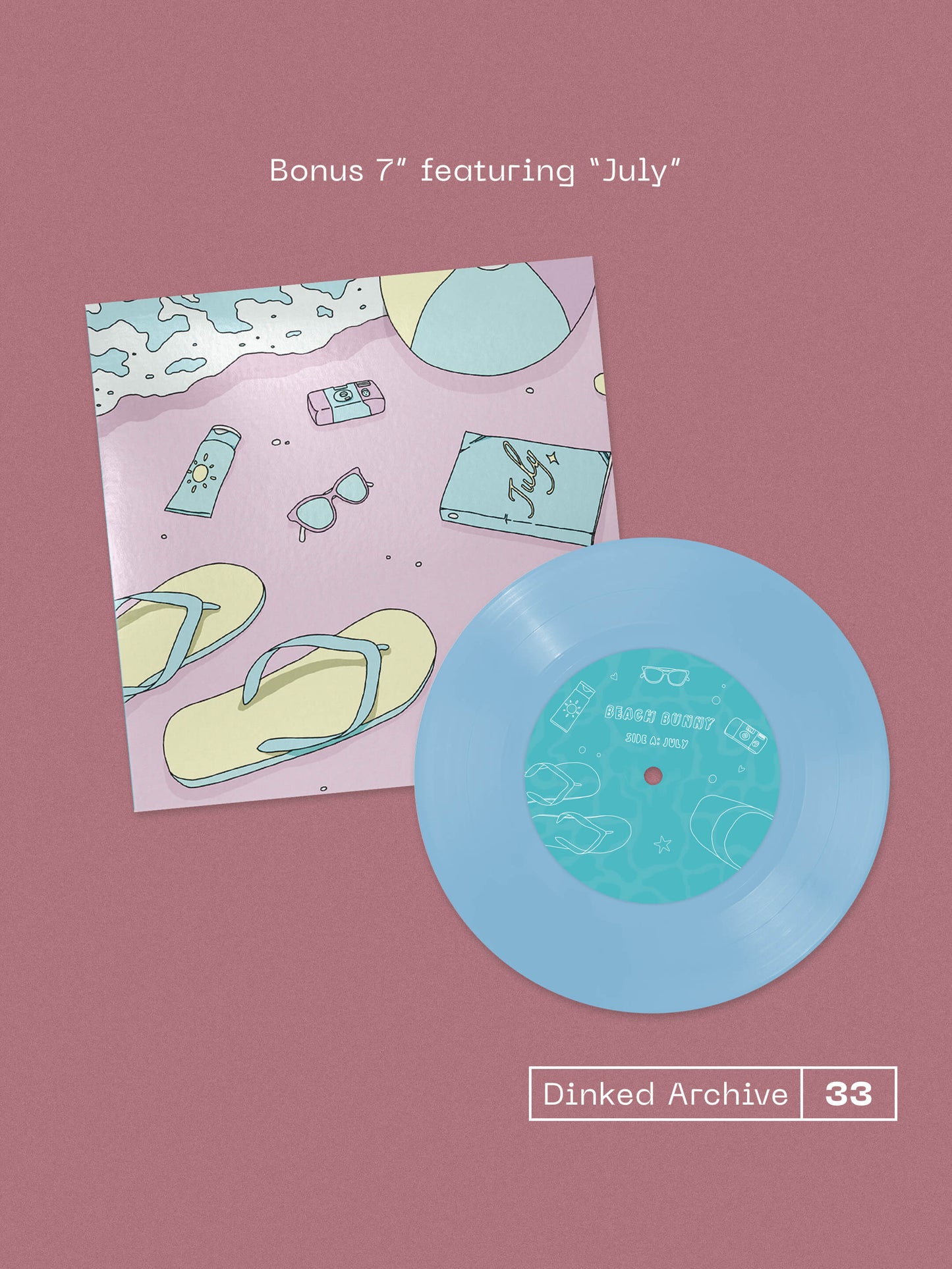 Beach Bunny - The Early Days: Animalism, Pool Party, Crybaby (Dinked Edition Vinyl) + Bonus 7"