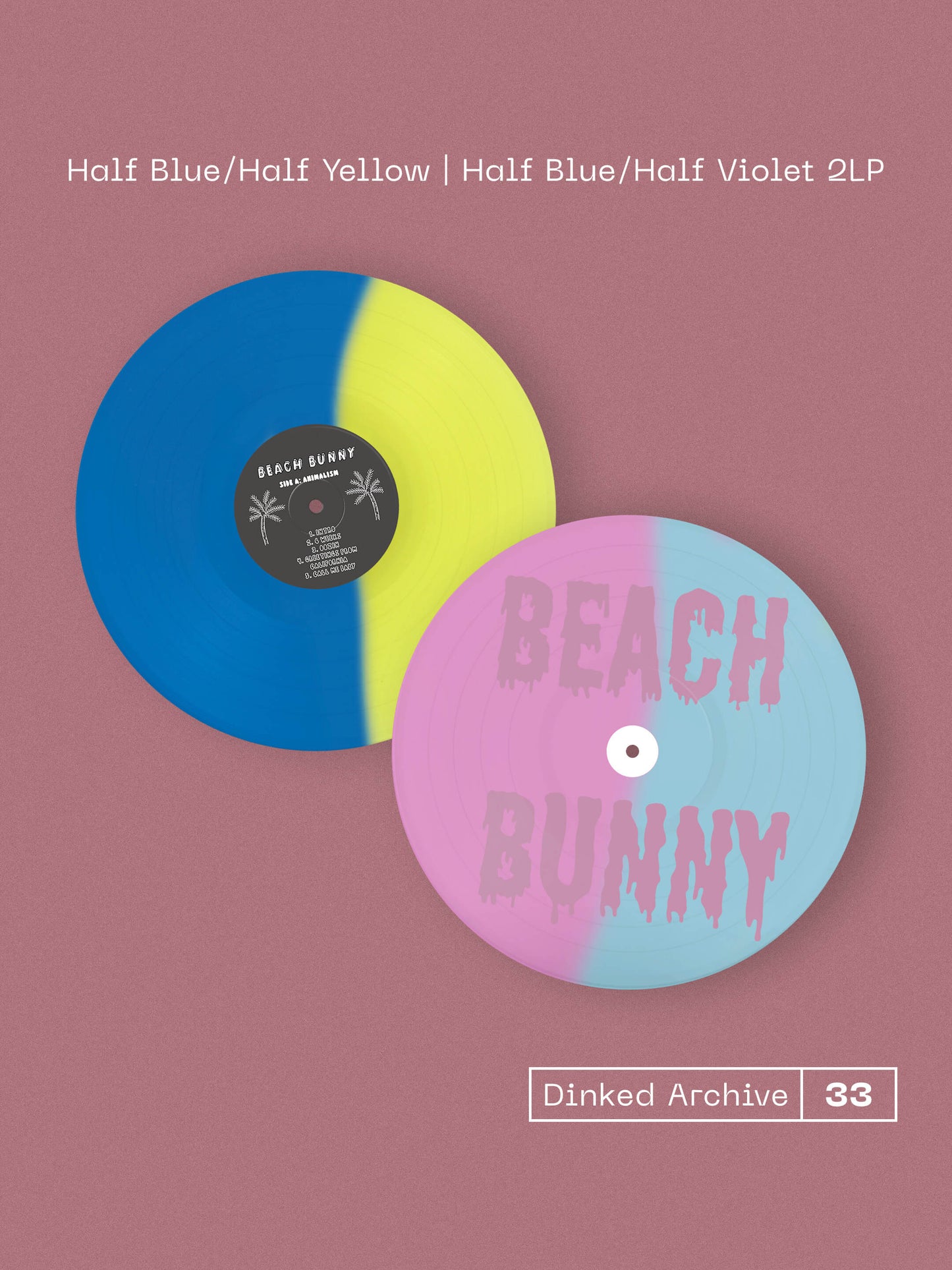 Beach Bunny - The Early Days: Animalism, Pool Party, Crybaby (Dinked Edition Vinyl) + Bonus 7"