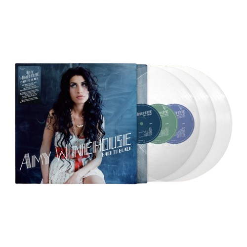 Amy Winehouse - Back To Black 20 (3xLP Deluxe Clear Vinyl) + A5 temporary tattoo sheet