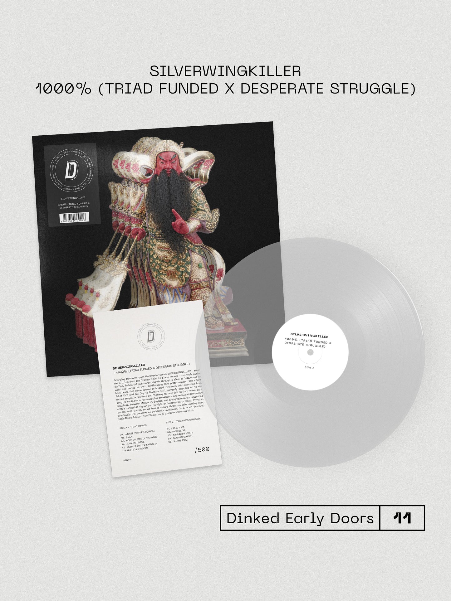 SILVERWINGKILLER - 1000% (TRIAD FUNDED X DESPERATE STRUGGLE) (Dinked Edition Vinyl)