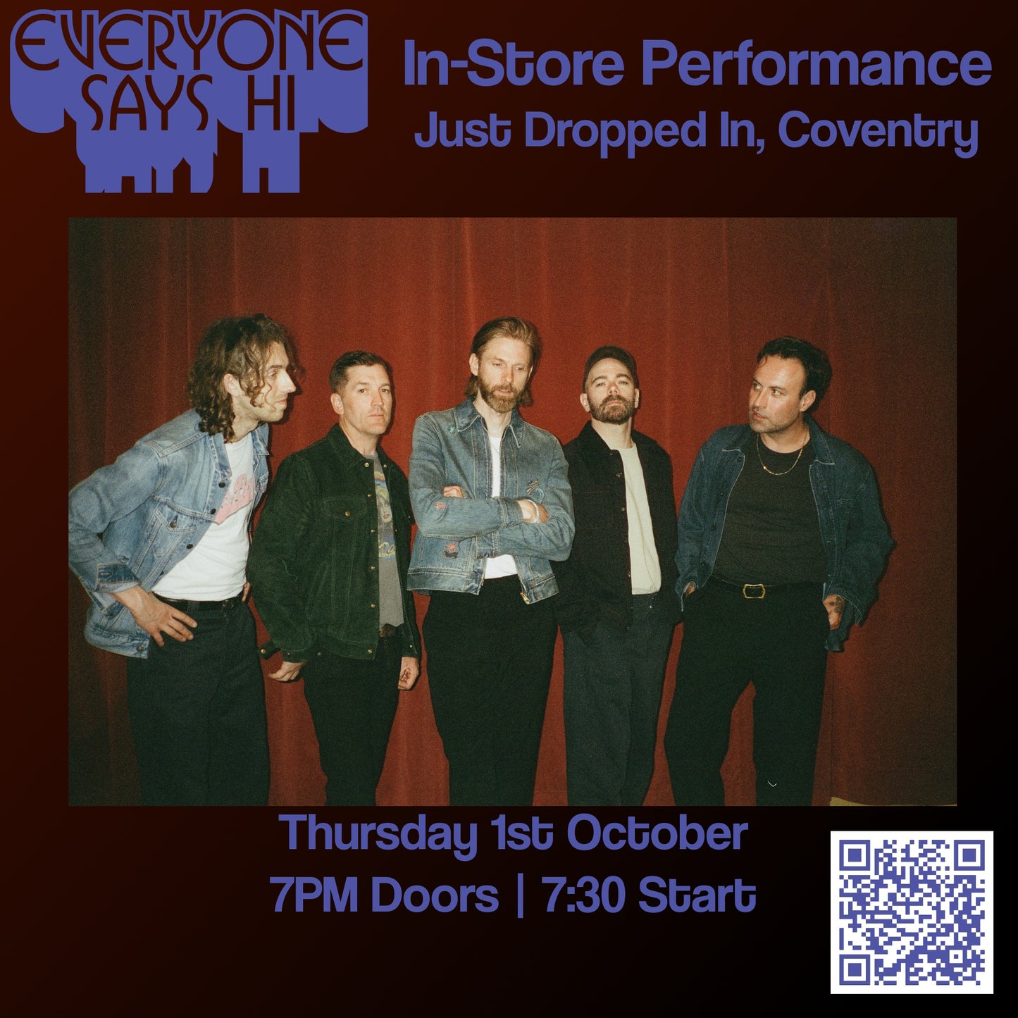 Everyone Says Hi - Funny Cos It's True (Orange Vinyl) + In-store Ticket