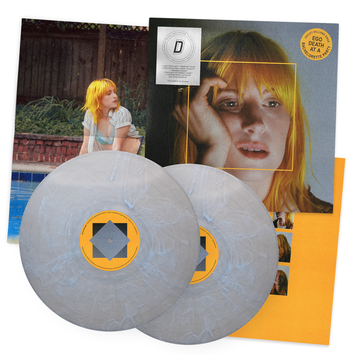 Hayley Williams - Ego Death At A Bachelorette Party (Dinked Edition Vinyl) (Alt Cover + Light Blue Swirl "Vasalisa" 2xLP Vinyl)