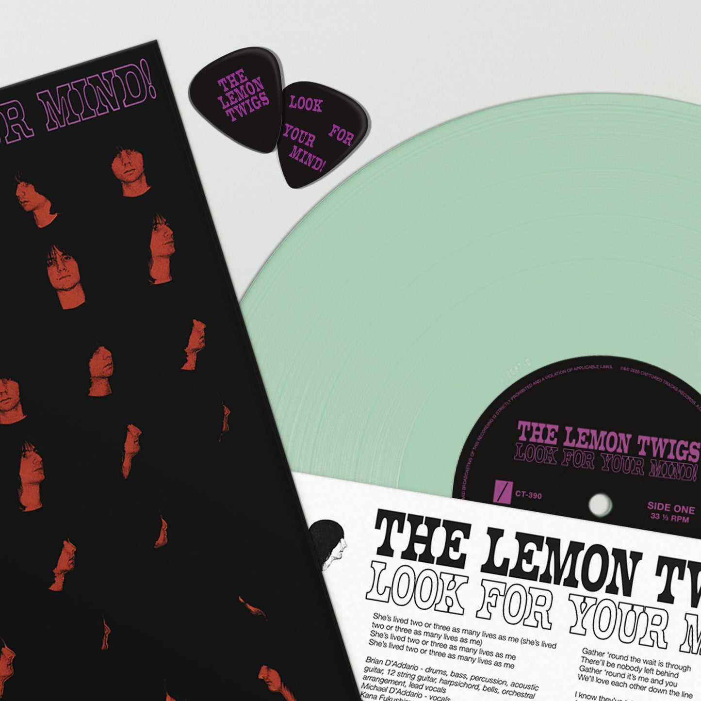 The Lemon Twigs - Look For Your Mind! (Clear Vinyl) + Guitar Pick