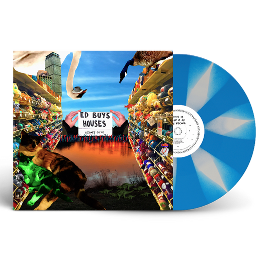 Sidney Gish - Ed Buys Houses (Blue and White Cornetto Vinyl)