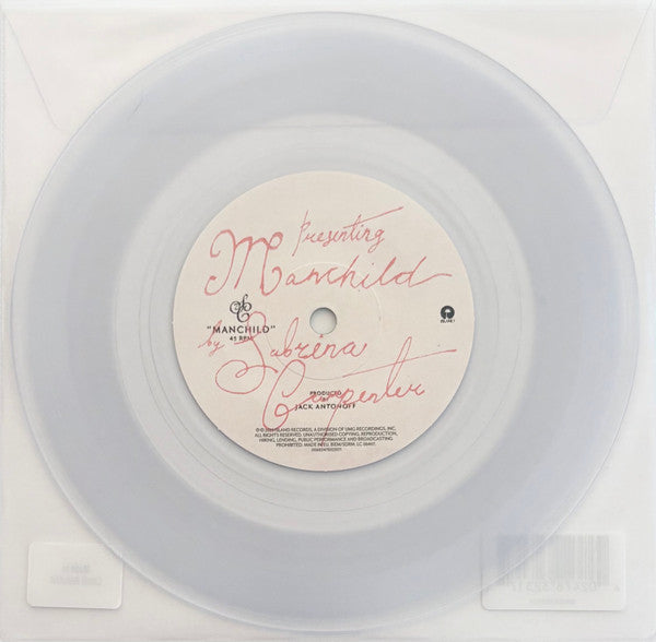 Sabrina Carpenter - Manchild (Transparent 7" Vinyl Single)