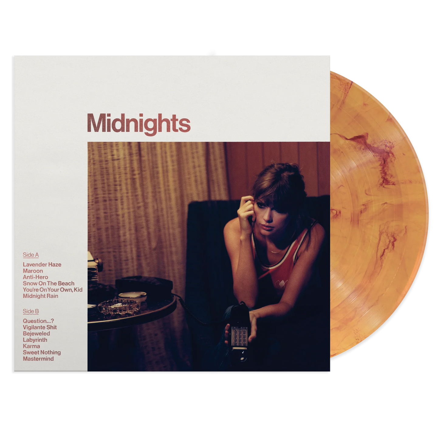 Taylor Swift -  Midnights (Blood Moon Orange Vinyl)