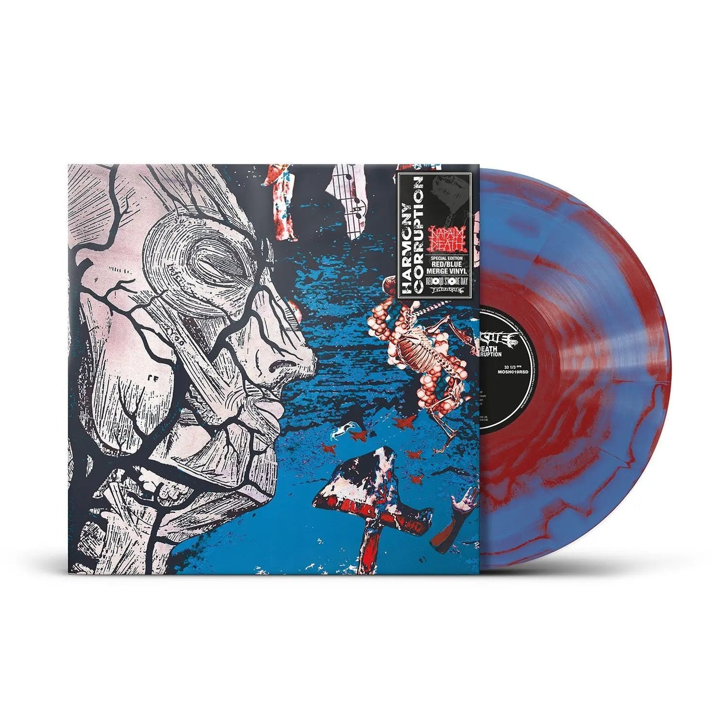 Napalm Death - Harmony Corruption (Blue\Red Vinyl) (RSD 26)