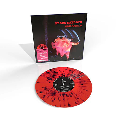Black Sabbath - Paranoid (Red & Black Splatter Variant) - RSD 2024