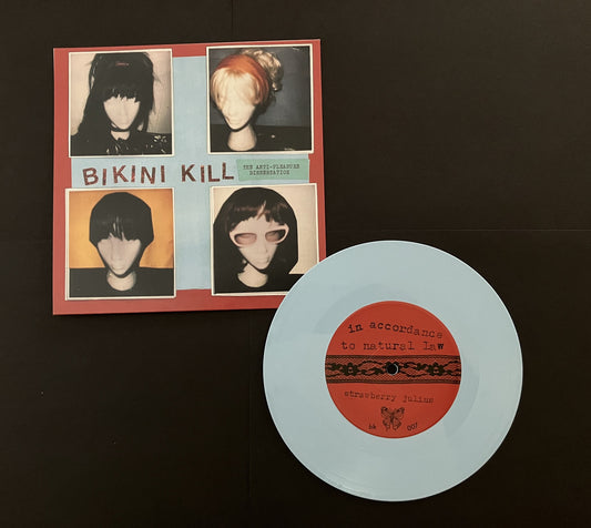 Bikini Kill - The Anti-Pleasure Dissertation (Limited Baby Blue 7" Vinyl)